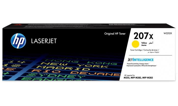 HP toner 207X (Žlutý, 2450str) pro HP Color LaserJet Pro M255/MFP M282/ M283