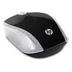 HP Wireless Mouse 200, bezdrátová optická myš, 1000dpi, černo-stříbrná