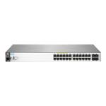 HPE Aruba Switch 2530-8G-PoE+ Switch 8x 10/100/1000 + 2x Combo, L2 SNMP management, montáž do racku