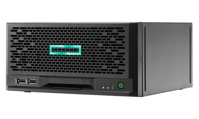 HPE BUNDLE PL MicroServer g10 Plus v2/ Xeon E-2314 (2.8/4C/8M/3200) 16G 2x480SSD HDD VROC 4LFF NHP NBD111