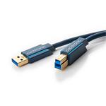 HQ OFC USB 3.0 SuperSpeed kabel USB3.0 A(M) - USB3.0 B(M), 1,8m