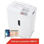 HSM skartovač Shredstar X10 White, P-4, 4,5x30mm, 10 listů, 20l, CD+DVD, Credit Card, Sponky