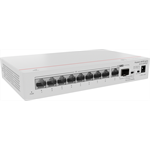 Huawei S110-8P2ST Switch (8*10/100/1000BASE-T ports, PoE+, 1*GE SFP port, 1*10/100/1000BASE-T port, AC power, power ada