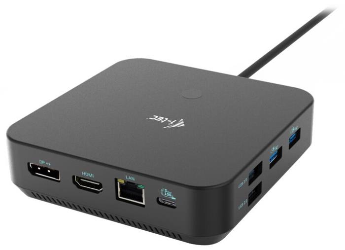 i-tec dokovací stanice/ 2x USB-C/ 2x USB 2.0/ 3x USB 3.0/ HDMI/ 2x DP/ LAN/ Power Delivery 100 W + univ. nabíječka 100