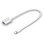 i-Tec USB 3.0 adaptér, USB-C male -> USB-A female, délka 20cm, bílý