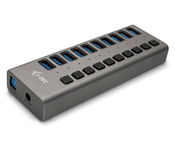 i-tec USB 3.0 nabíjecí HUB 10 Port + napájecí adaptér 48 W