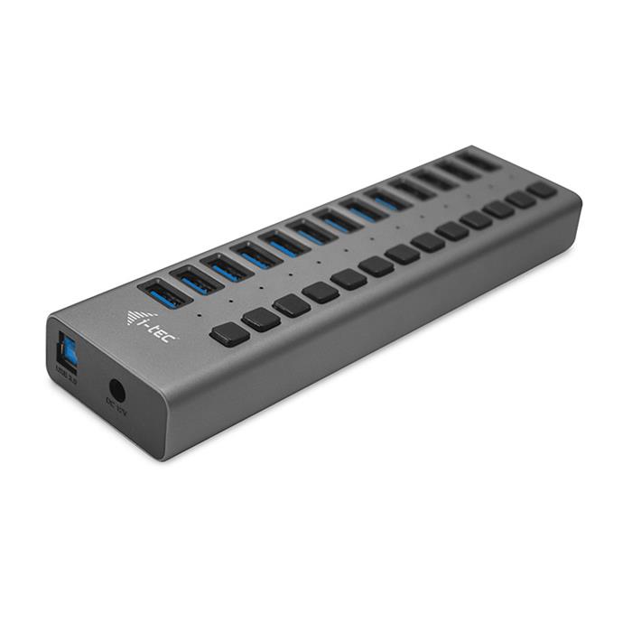 i-tec USB 3.0 nabíjecí HUB 13 Port + napájecí adaptér 60 W