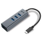 i-Tec USB-C 3.0 HUB 3port Metal + Gigabit Ethernet adaptér