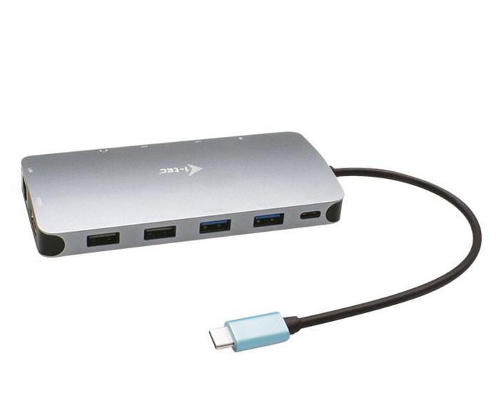 i-tec USB-C dokovací stanice, 2x DP/ HDMI, 2x USB 3.0, 2x USB 2.0, TB3, LAN, PD 100W