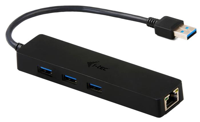 i-Tec USB3.0/LAN+HUB 3port Slim Gigabit Ethernet adaptér