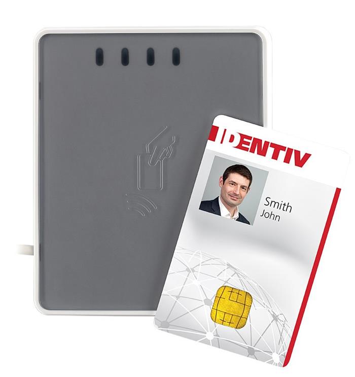 Identiv uTrust 4701F DUAL interface čtečka, USB