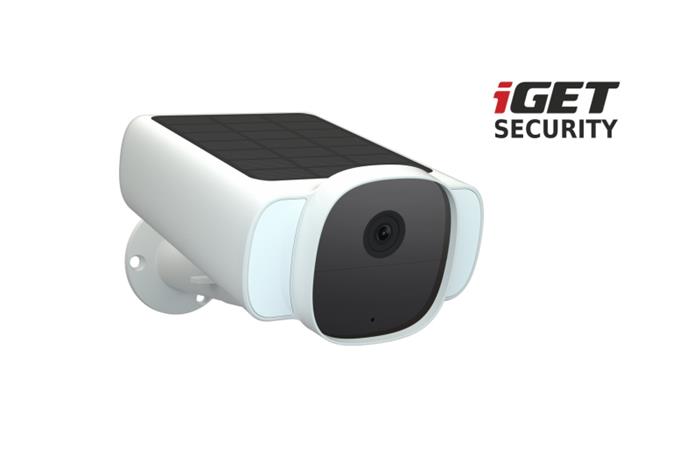 iGET SECURITY EP29 White - Bateriová solární Wi-Fi IP kamera fungující samostatně a také pro alarm iGET SECURITY M5