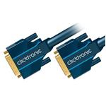 ClickTronic OFC DVI-D kabel, DVI-D(M) - DVI-D(M), dual link, 5m