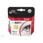 TB náhrada za Canon CLI-571XL BK, černá, 12.5ml