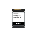 WDC Ultrastar SN840 15,36TB NVMe U.2 (2,5"/15mm), PCI-E4/2PCI-E2, 780/149kIOPS, 1DWPD, ISE