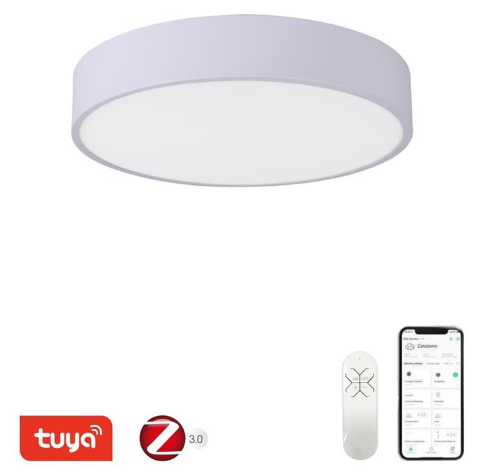 IMMAX NEO RONDATE SLIM Smart stropní svítidlo 40 x 7cm 28W bílé Zigbee 3.0, TUYA