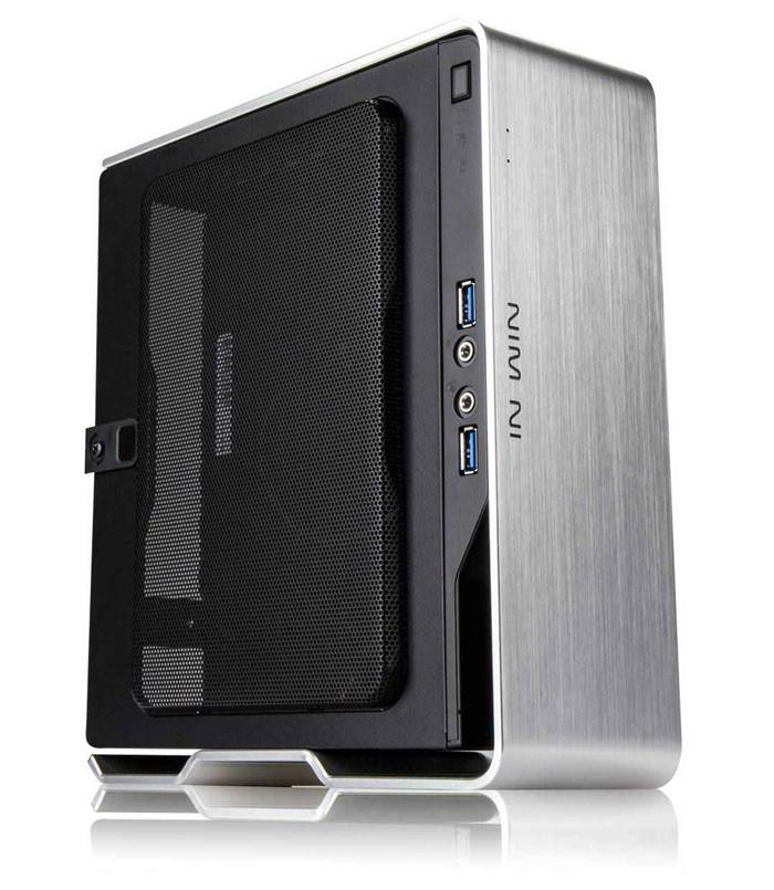 In-Win Chopin, miniITX skříň, 2x USB 3.0, 150W zdroj, stříbrno-černá