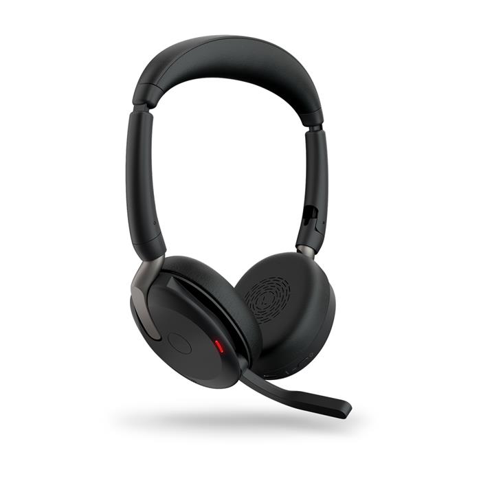 Jabra Evolve2 65 Flex/Stereo/ANC/USB-C/BT-USB/Bezdrát/Černá