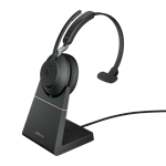 Jabra Evolve2 65/Mono/BT/Bezdrát/MS/Stand/Černá