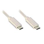 Jabra Evolve2 USB Cable, USB-C to USB-C, 1.2m, Beige