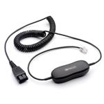 Jabra GN1210 cord, QD-RJ9, 0,8m, straight