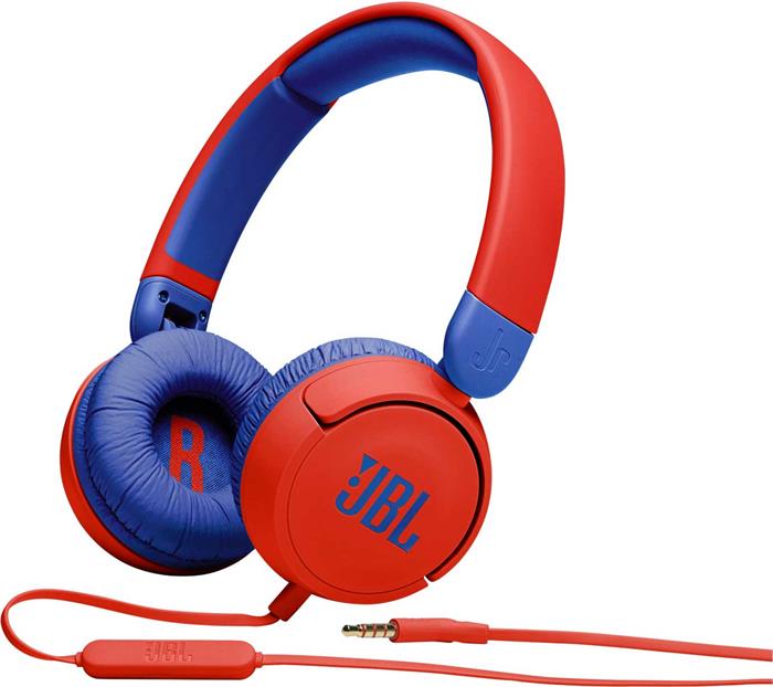 JBL JR310 Red/Blue, sluchátka pro děti