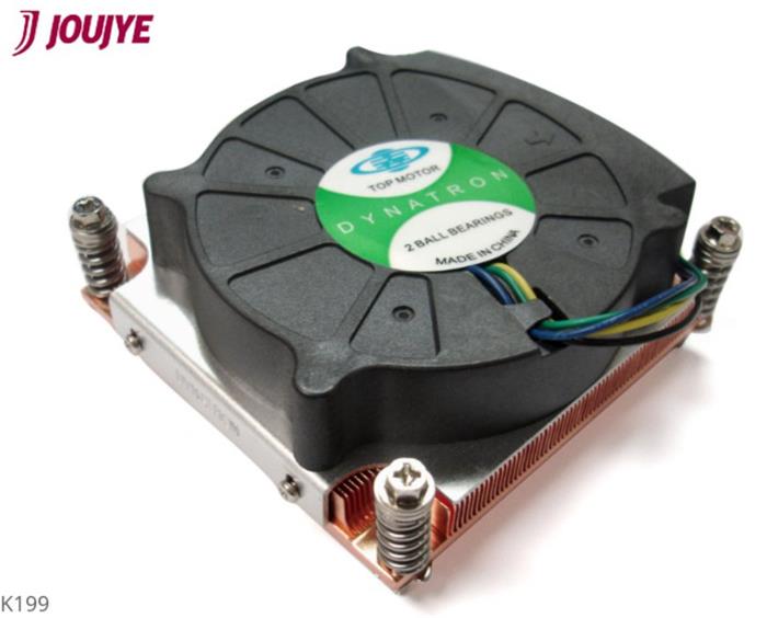 Jou Jye K199G Intel 115x 1U Active Copper heatsink with PWM up to 95W TDP