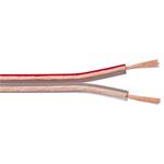 Kabel k reproduktorům, 2x0,75mm2, měď, trasparentní, 50m