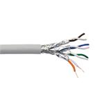 Kabel S/FTP kulatý, kat. 8.1, Dca, LSOH, 100m, AWG22, drát