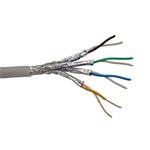 Kabel S/FTP (PiMF) kulatý, kat. 7, LSOH, 305m, drát