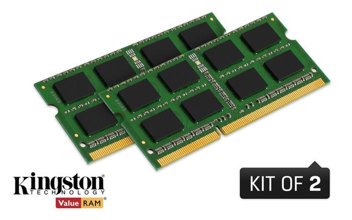 Kingston 2x4GB DDR3L 1600MHz CL11, SO-DIMM, 1.35V