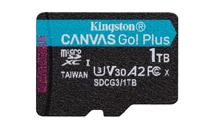 Kingston Canvas Go Plus 1TB microSDXC karta, UHS-I U3, 170R/90W