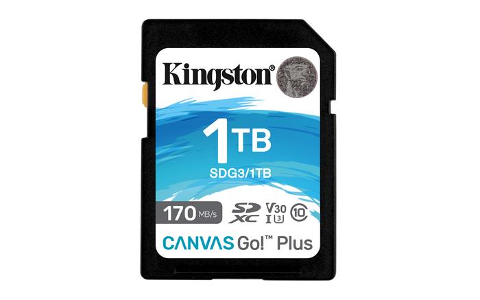 Kingston Canvas Go Plus 1TB SDXC karta, UHS-I U3, 170R/90W