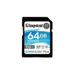 Kingston Canvas Go! Plus 64GB SDXC karta, UHS-I V30, 170R/90W