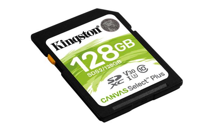 Kingston Canvas Select Plus 128GB SDXC karta, UHS-I U3, 100R/85W