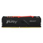 Kingston FURY Beast 16GB DDR4 2666MHz CL16 DIMM RGB Black