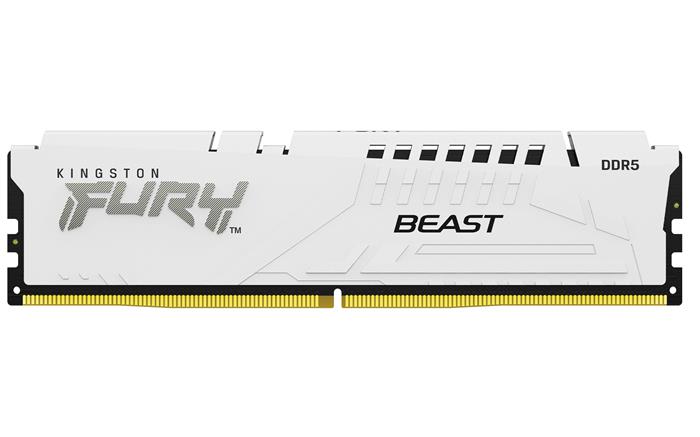 Kingston FURY Beast 16GB DDR5 6000MHz CL30 DIMM White, EXPO