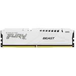 Kingston FURY Beast 16GB DDR5 6000MHz CL30 DIMM White, EXPO