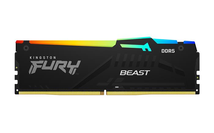 Kingston FURY Beast 16GB DDR5 6000MHz CL30 RGB DIMM Black