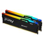 Kingston FURY Beast 2x32GB DDR5 6000MHz CL40 DIMM, XMP, RGB