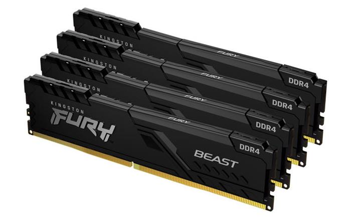 Kingston FURY Beast Black 4x16GB DDR4 3600MHz CL18 DIMM