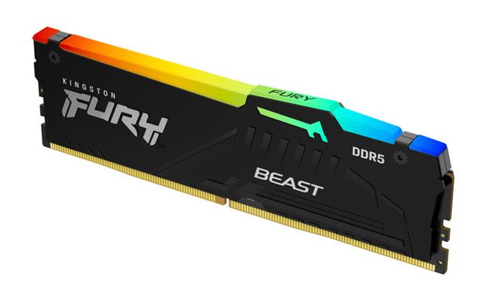 Kingston FURY Beast RGB 16GB DDR5 5200MHz CL36, DIMM, EXPO