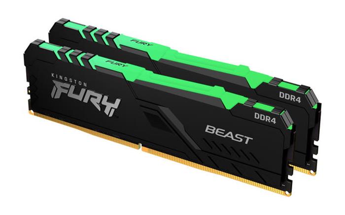 Kingston FURY Beast RGB 2x32GB DDR4 3200MHz CL16 DIMM