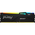 Kingston FURY Beast RGB 2x32GB DDR5 5200MHz CL40 DIMM XMP Black