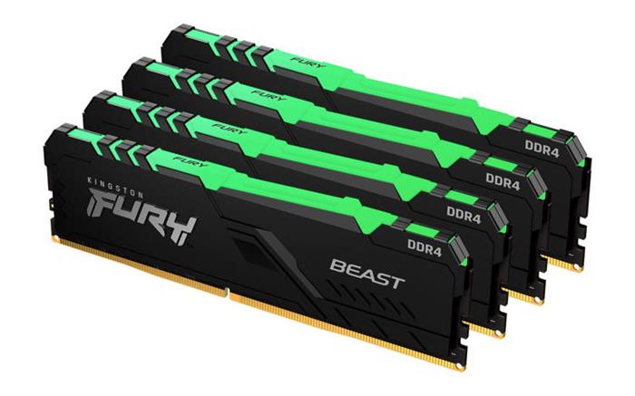 Kingston FURY Beast RGB 4x16GB DDR4 2666MHz CL16 DIMM