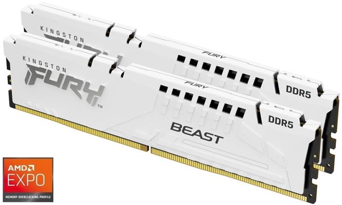 Kingston Fury Beast White EXPO 2x16GB DDR5 6000MHz CL36 DIMM