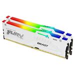 Kingston FURY Beast White RGB 2x16GB DDR5 5200MHz CL36 DIMM, EXPO