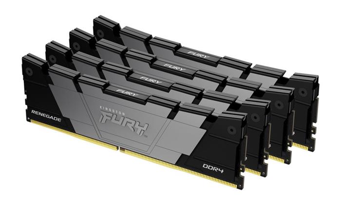 Kingston FURY Renegade 4x16GB DDR4 3200MHz CL16 DIMM, Black