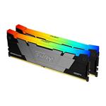 Kingston FURY Renegade RGB 2x16GB DDR4 3200MHz CL16 DIMM, Black