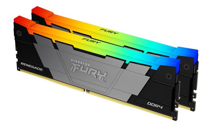 Kingston FURY Renegade RGB 2x8GB DDR4 3600MHz CL16 DIMM, Black
